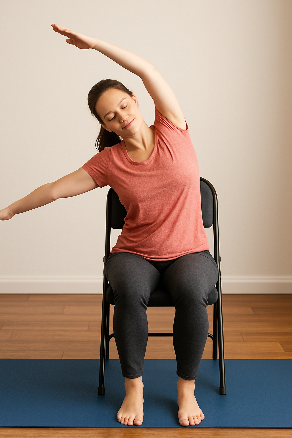 Free Chair Yoga Exercises for Beginners to Improve Flexibility and Mobility